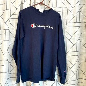 Champion LS tee navy men’s L